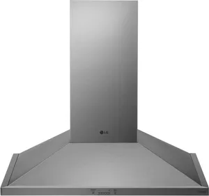 Front view of the LG HCED3015S 30” range hood