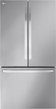 Front view of the LG LRFLC2706S refrigerator 