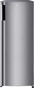 Front view of the LG LRONC0605V compact refrigerator