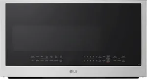 Front view of the LG MVEL2035X over the range microwave