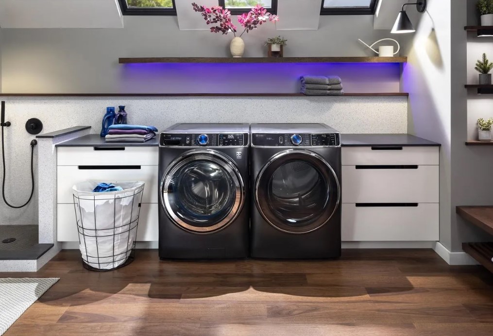 Carbon Graphine Front Load GE Profile WAsher GE Profile Carbon Graphite Front Load Washer