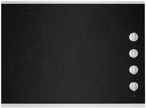 Overhead view of the Maytag MEC8830HS cooktop