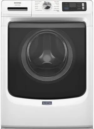 Front view of the Maytag MFW7020RW front load washer