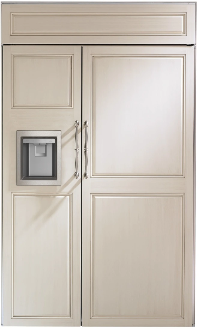 Custom Panel Smart Built In Side By Side Monogram Refrigerator Monogram Custom Panel Smart Built In Side By Side Refrigerator