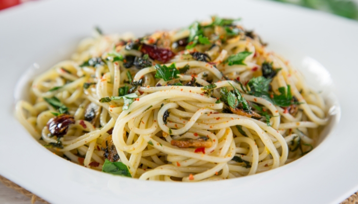Spaghetti aglio e olio