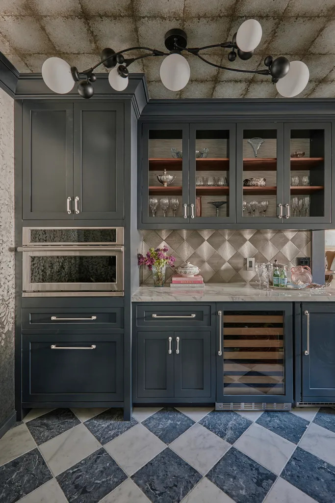Focus on a Monogram Advantium oven used in Jeanne K. Chung’s Pasadena Showcase kitchen 