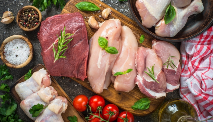 App_Meat-Thermometer_4.jpg Assortment of different meats, ready to be cooked