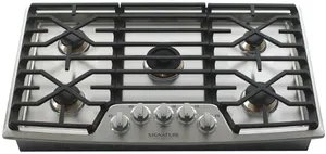 Overhead view of the SKS UPCG3054ST 30” gas cooktop