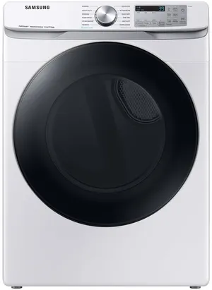 Samsung Front view of the Samsung DVE45B6300W dryer