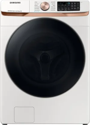 Front view of the Samsung WF50BG8300AE front load washer