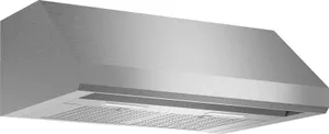 Front view of the Thermador Masterpiece HMWB30WS 30” range hood