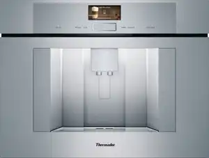 Front view of the Thermador Masterpiece TCM24TS coffee maker