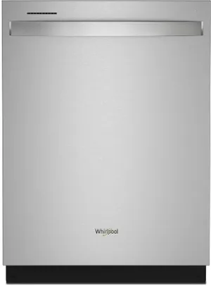 Front view of the Whirlpool WDT750SAKZ dishwasher