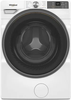Whirlpool Front view of the Whirlpool WFW5720RW front load washer