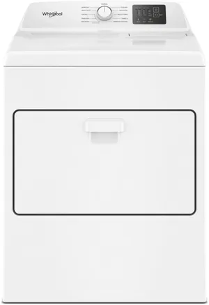 Front view of the Whirlpool WGD4307SW dryer