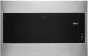 Credit: Whirlpool Front view of the Whirlpool WMT55511KS built-in microwave