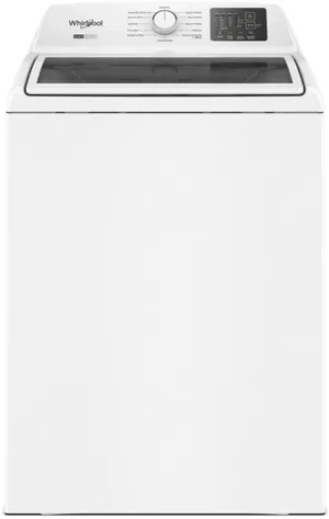 Front view of the Whirlpool WTW4307SW top load washer