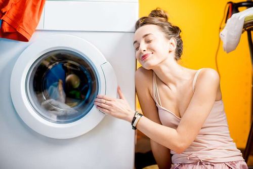 Happy with Her Front Load Washer