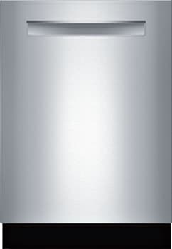 Bosch Front view of Bosch 800 Series SHPM88Z75N 24-inch dishwasher