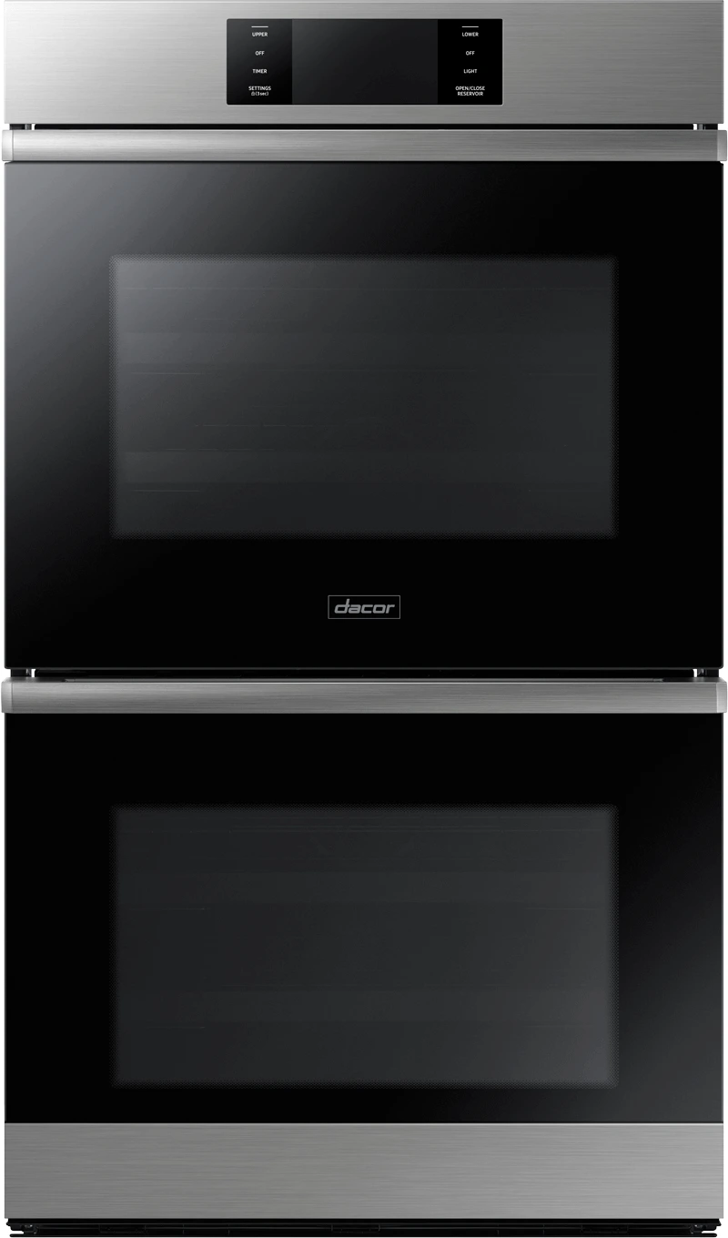 Dacor oven Front view of Dacor DOB30M977DS 30” double wall oven