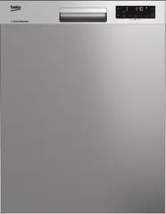 Front view of the Beko DUT25401X dishwasher 