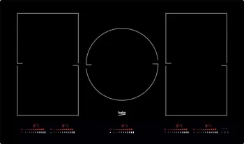 Beko Overhead view of the Beko BCTI36510 36” induction cooktop