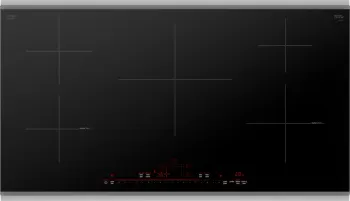 Bosch Overhead view of the Bosch NIT8660SUC 36” induction cooktop