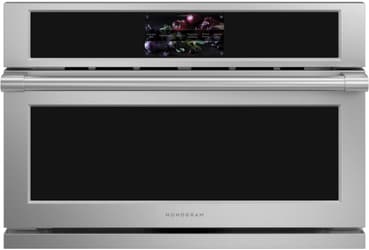 Front view of Monogram ZSB9132NSS 30-inch Advantium speed oven 