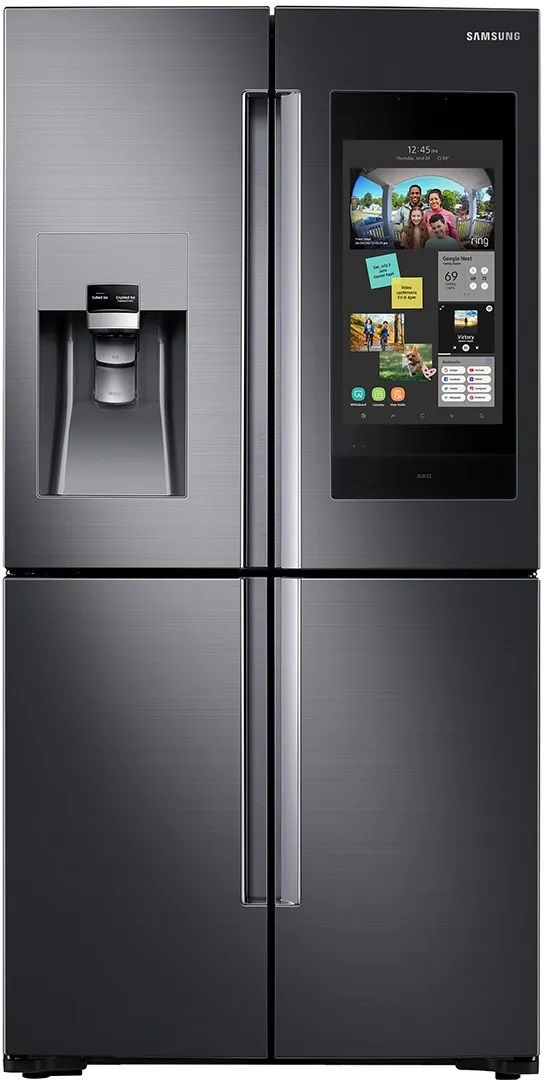 Front view of Samsung RF22N9781SG 4-door Flex Refrigerator 