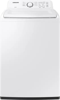 Front view of Samsung WA40A3005AW top load washer 