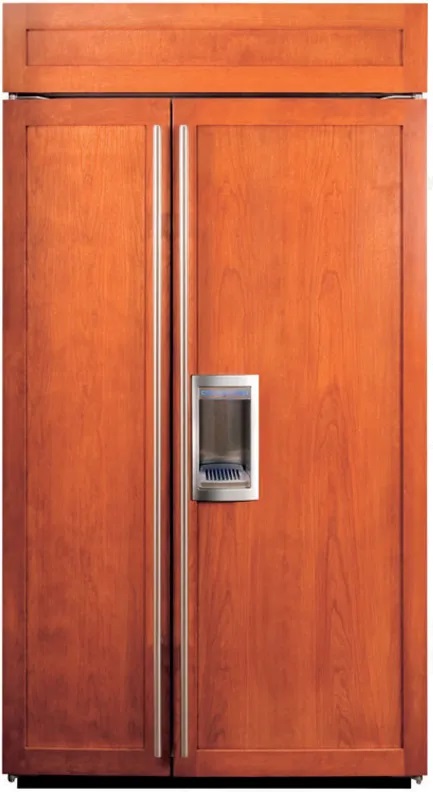 Sub Zero Front view of Sub Zero BI-42SD/O panel ready refrigerator