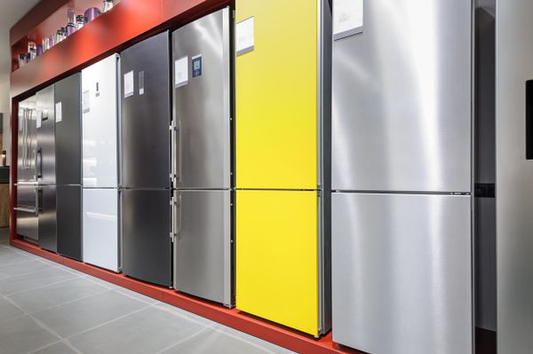iStock Credit: Serghei Starus A variety of refrigerators in a store