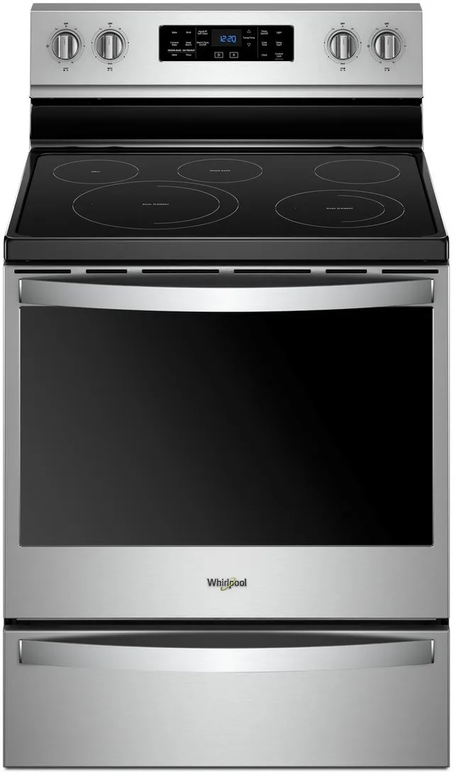 Whirlpool Whirlpool 30” Fingerprint Resistant Stainless Steel Freestanding Electric Range