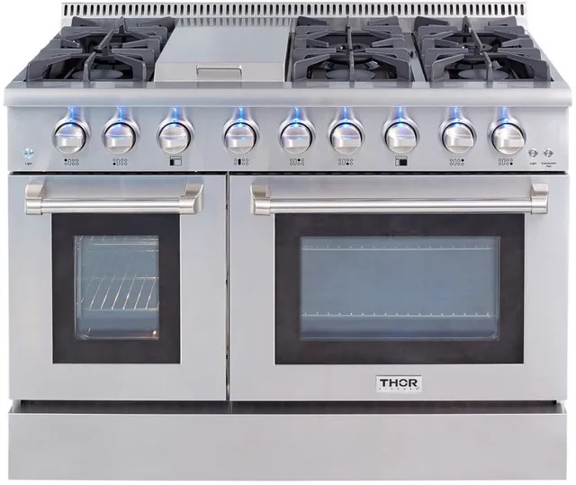 Credit: Thor roduct image of Thor Kitchen 48" Pro Style Gas Range HRG4808U
