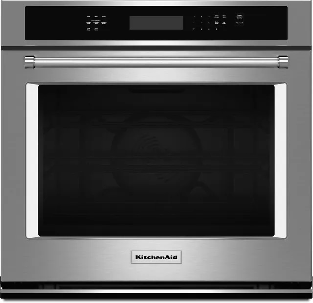 KitchenAid KitchenAid 30” Stainless Steel Electric Single Oven, Built In