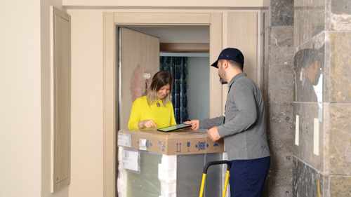 Colders Free Appliance Delivery Woman