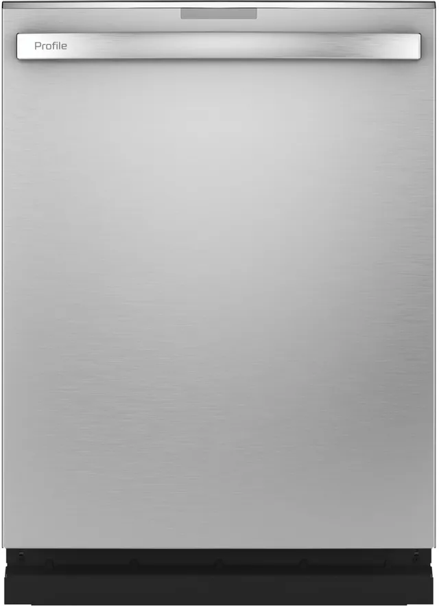 Front view of the GE Profile PDT755SYRFS dishwasher 