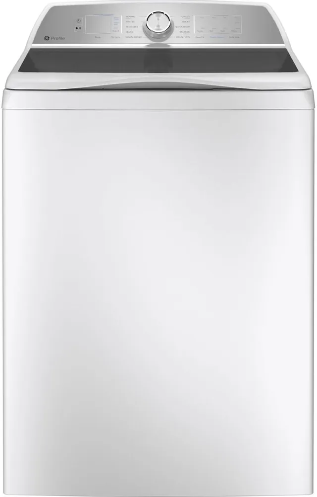 Credit: GE Profile Front view of the GE Profile PTW600BSRWS top load washer