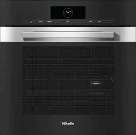 Credit: Miele Front view of the Miele DGC 7860 CTS 24” steam oven