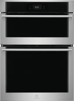 Front view of an Electrolux combination microwave convection oven