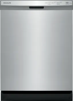 Front view of the Frigidaire FFCD2418US dishwasher 