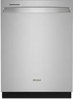 Front view of the Whirlpool WDT750SAKZ dishwasher 