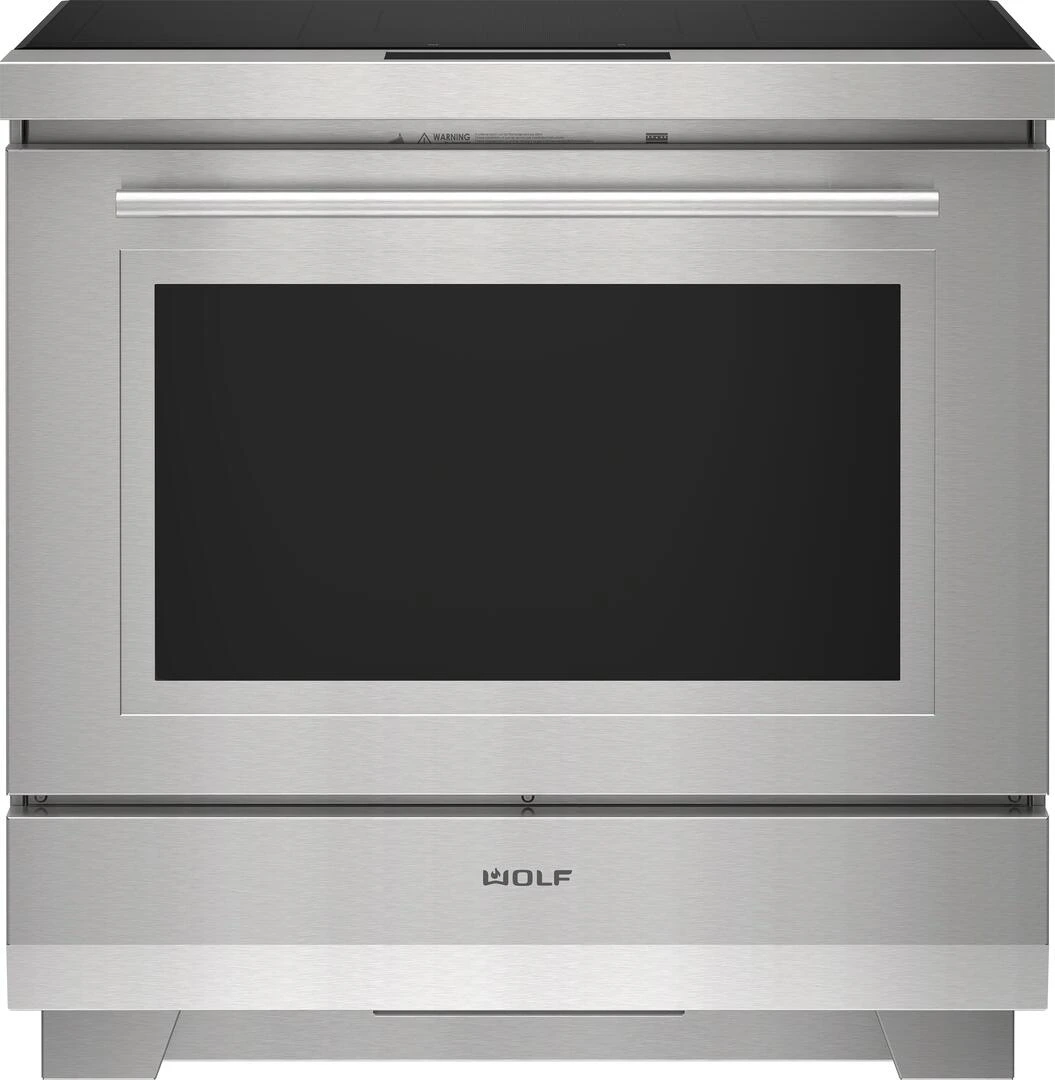 Credit: Wolf Front view of the Wolf IR36550/S/T 36” induction range