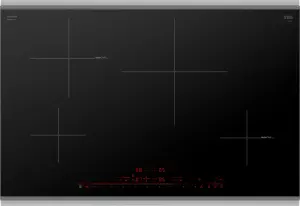 Overhead view of the Bosch 800 Series NIT8060SUC induction cooktop Credit: Bosch Overhead view of the Bosch 800 Series NIT8060SUC induction cooktop