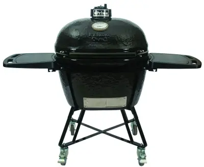 Front view of the Primo Grills LG 300 ceramic kamado grill 
