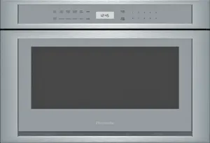 Front view of the Thermador MD24WS microwave drawer 