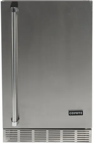 Front view of the Coyote CBIR-R outdoor refrigerator 