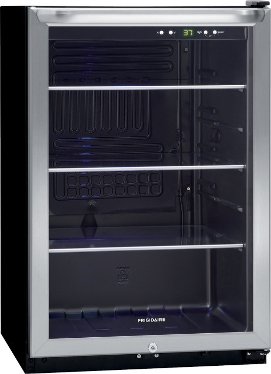 Credit: Frigidaire Product image of Frigidaire® 4.6 Cu. Ft. Stainless Steel Beverage Center (FFBC4622QS)