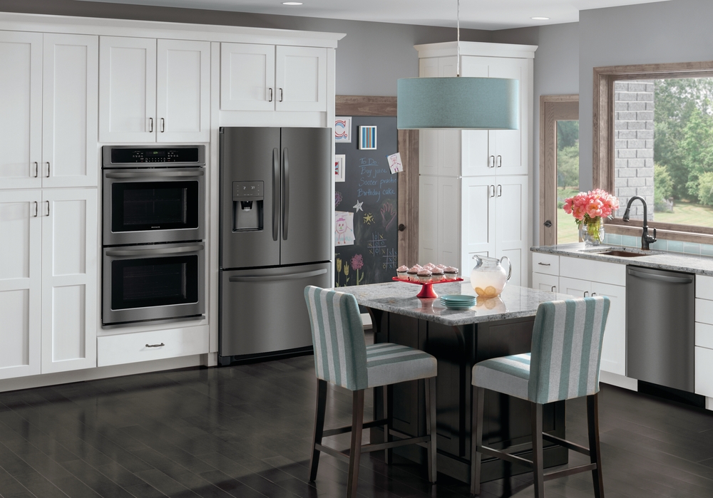 Credit: Frigidaire Images modern kitchen with Frigidiare fridge