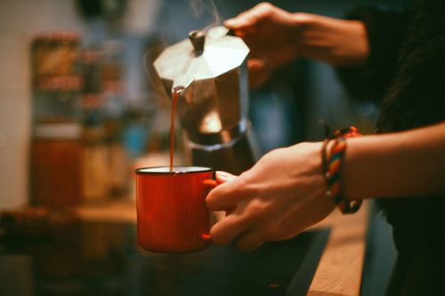 Pouring a Cup of Coffee
